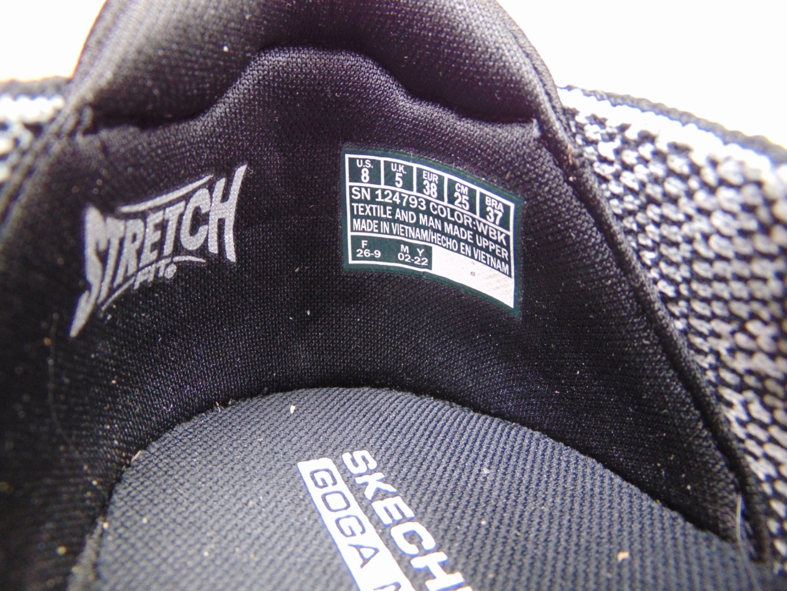 NEW Skechers GOwalk Stretch Fit Comfort Shoes Women’s Size 8.0 M, Gray Sneakers