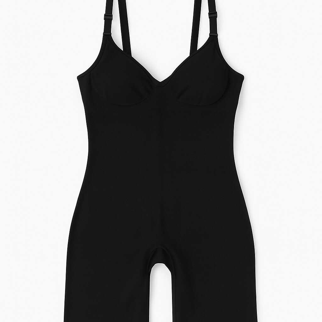 Seamless Slimming Bodysuit for Women – Adjustable Straps & Built-In Bra