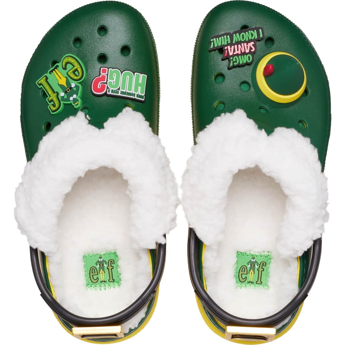 Crocs Kids Elf Classic Lined Clog Slippers