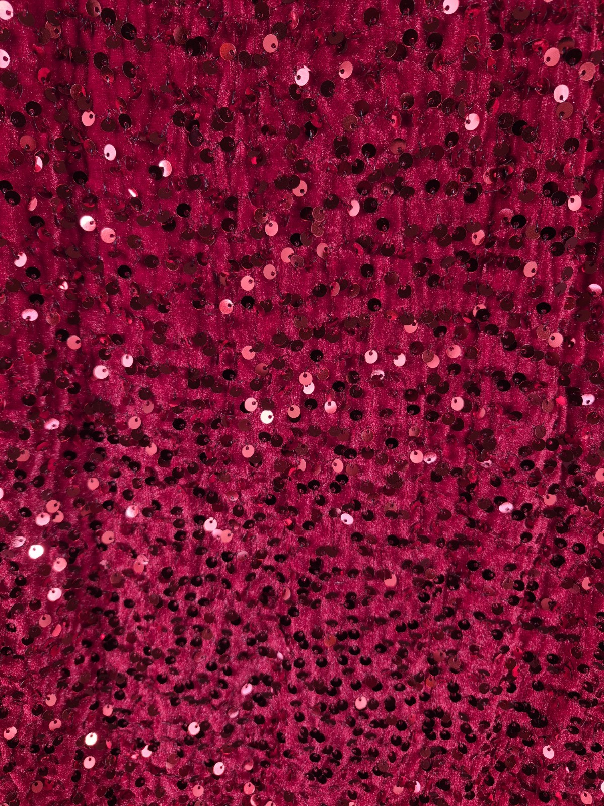 Unknown Source Women’s Red Sequins Shimmering Disco Ball Cocktail Dress Size L