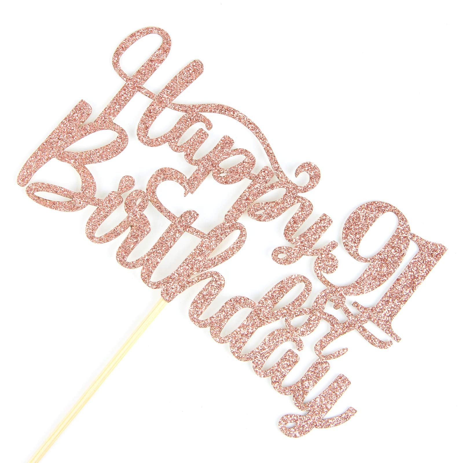 Happy 91st Birthday Cake Topper, 91st Birthday/Anniversary Party Supplies, Ch…
