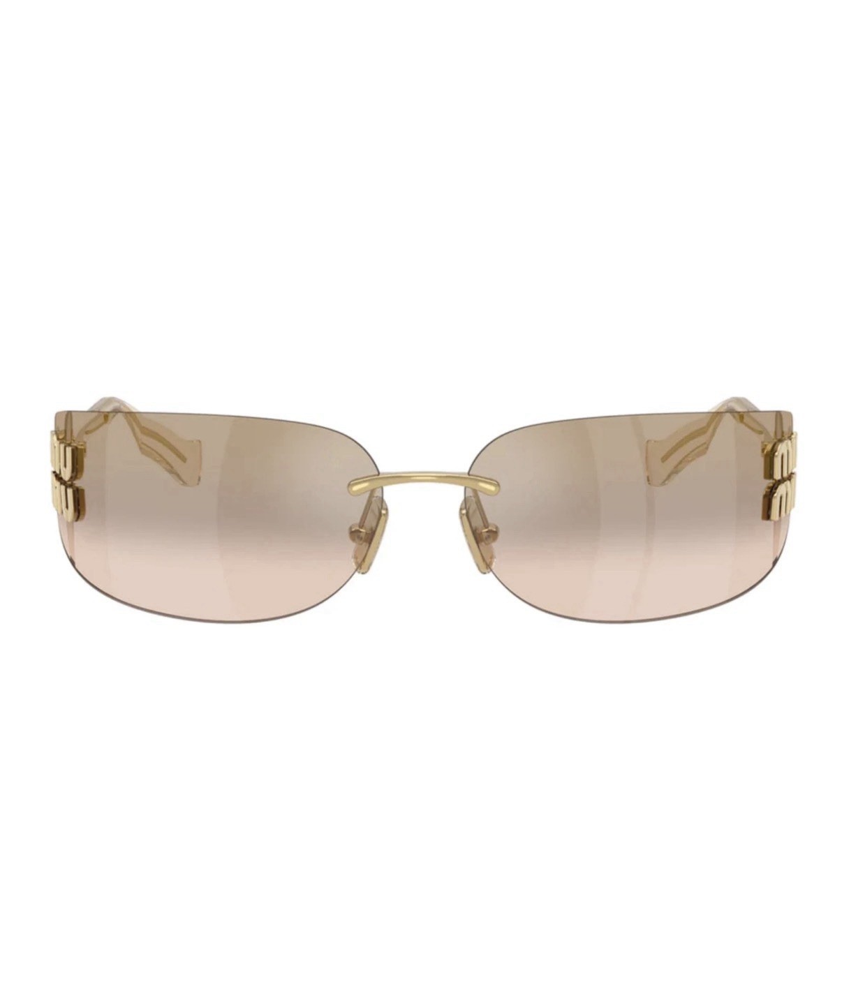 Miu Miu AUBE MU A51S Bronze Sunglasses Brown Gradient