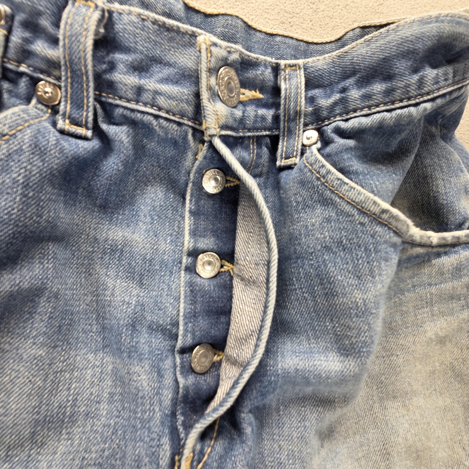 Vintage Levis Engineered Jeans Mens 32×32 Blue Twisted Medium Wash Button Fly