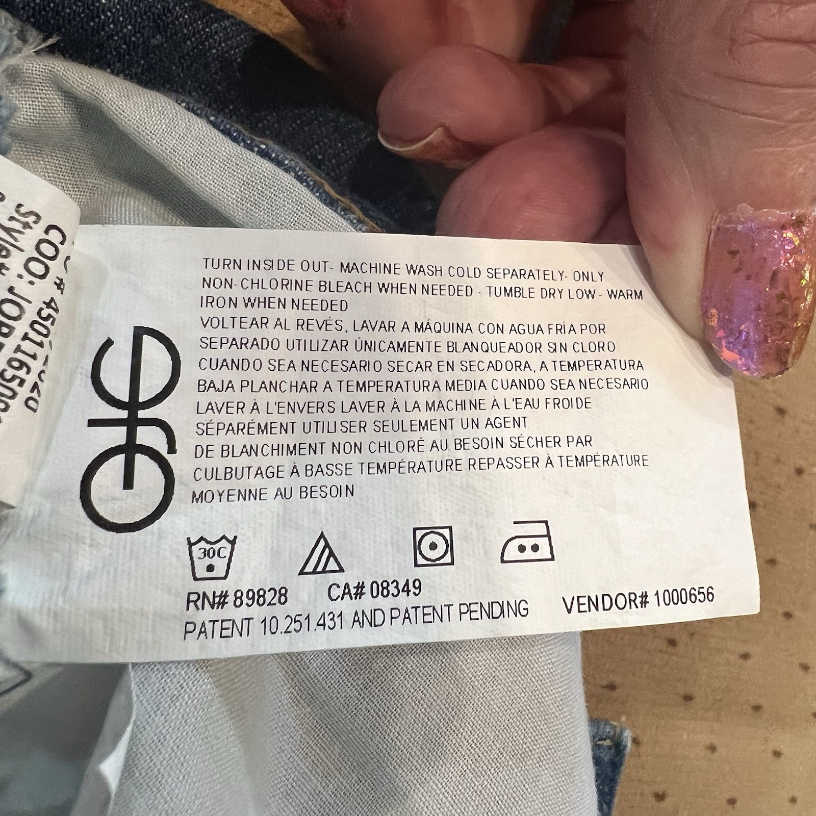 NWT Gloria Vanderbilt Nico Jeans High Rise Straight Leg Blue Denim 14 Classic