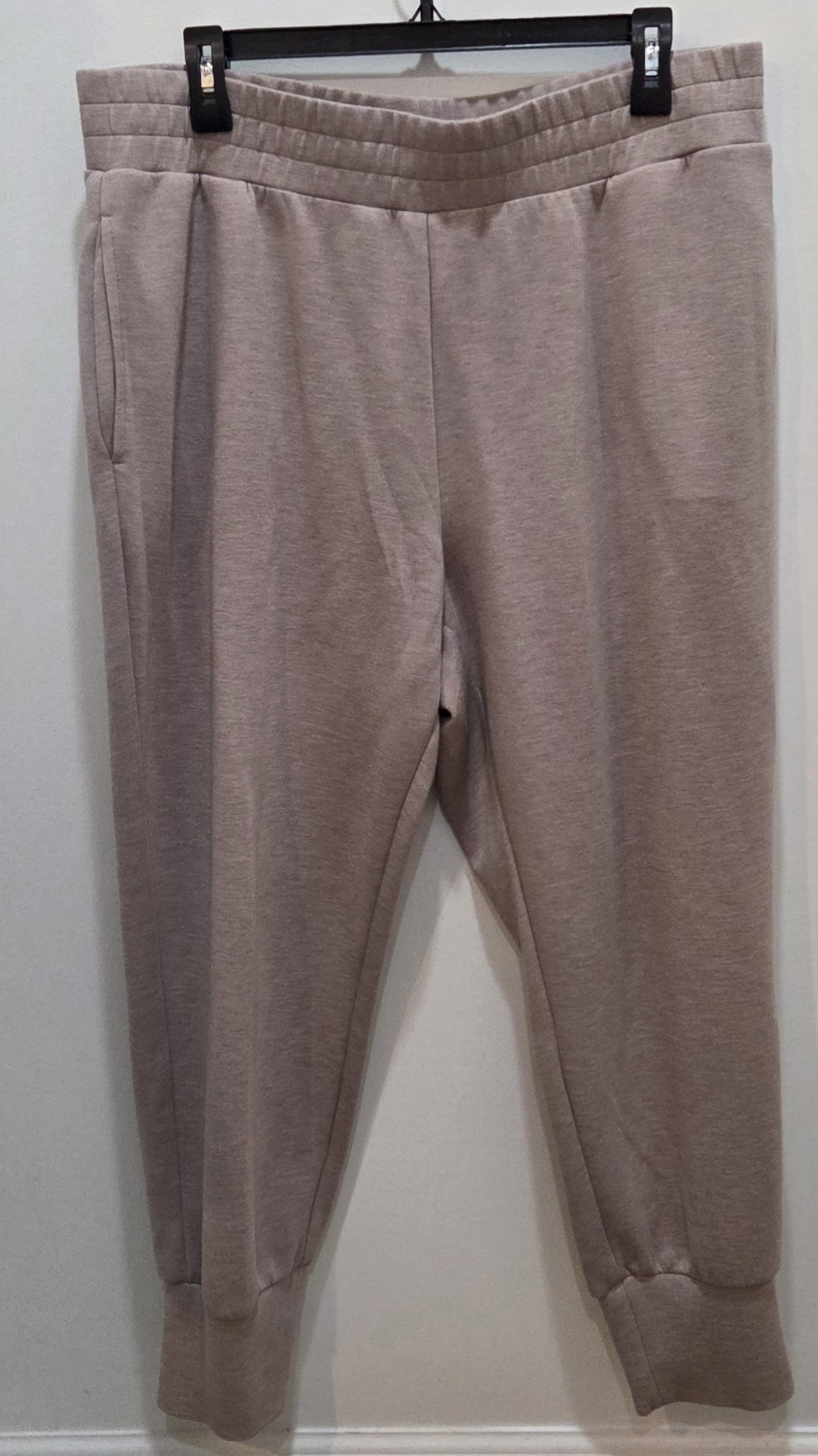 Varley The Relaxed Pant Women’s 1X Taupe Marl Doublesoft Sweatpants Jogger