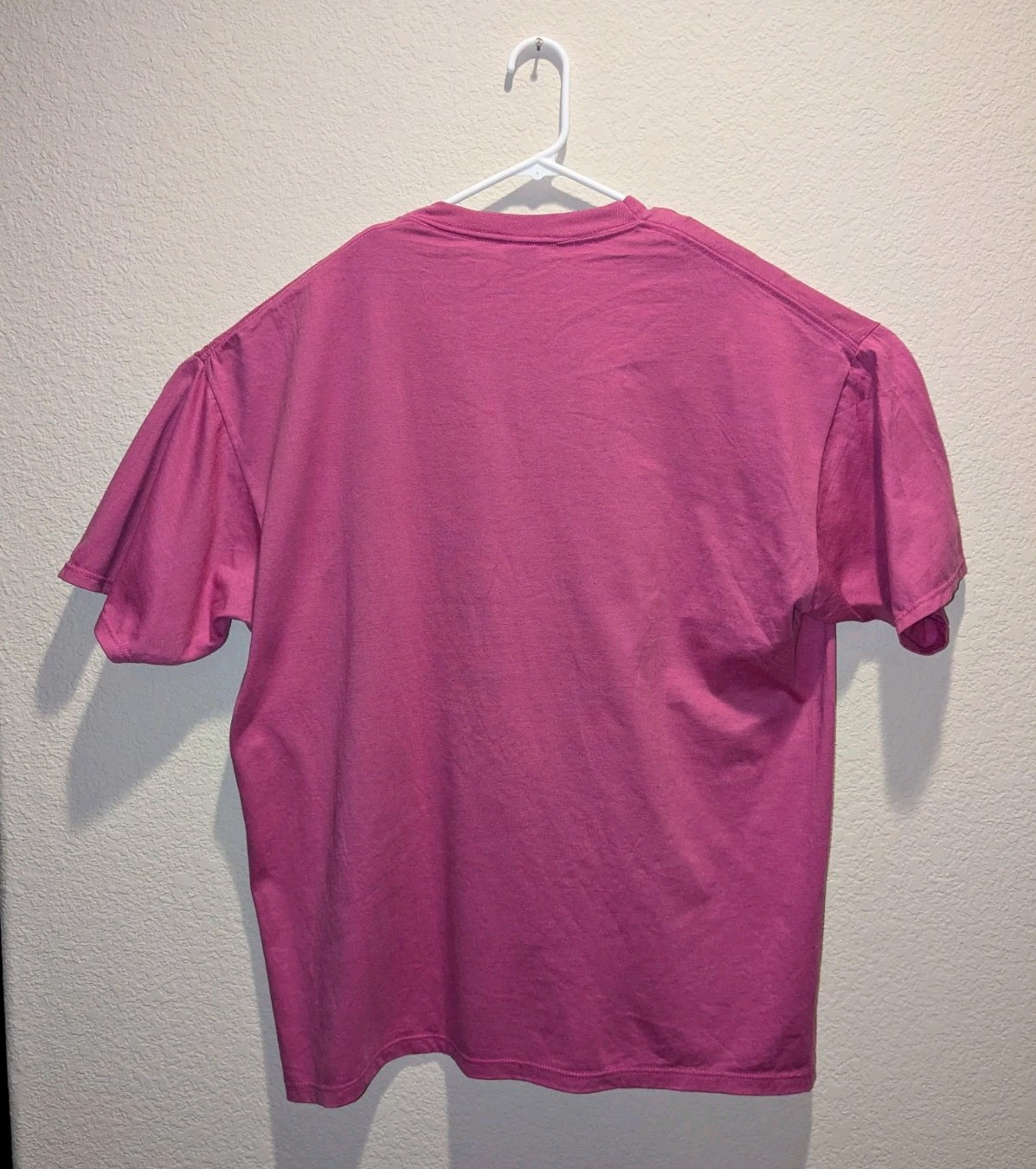 VTG 90s Jerzees California USA Bald Eagle T-Shirt Mens Magenta SS Crew Neck 2XL