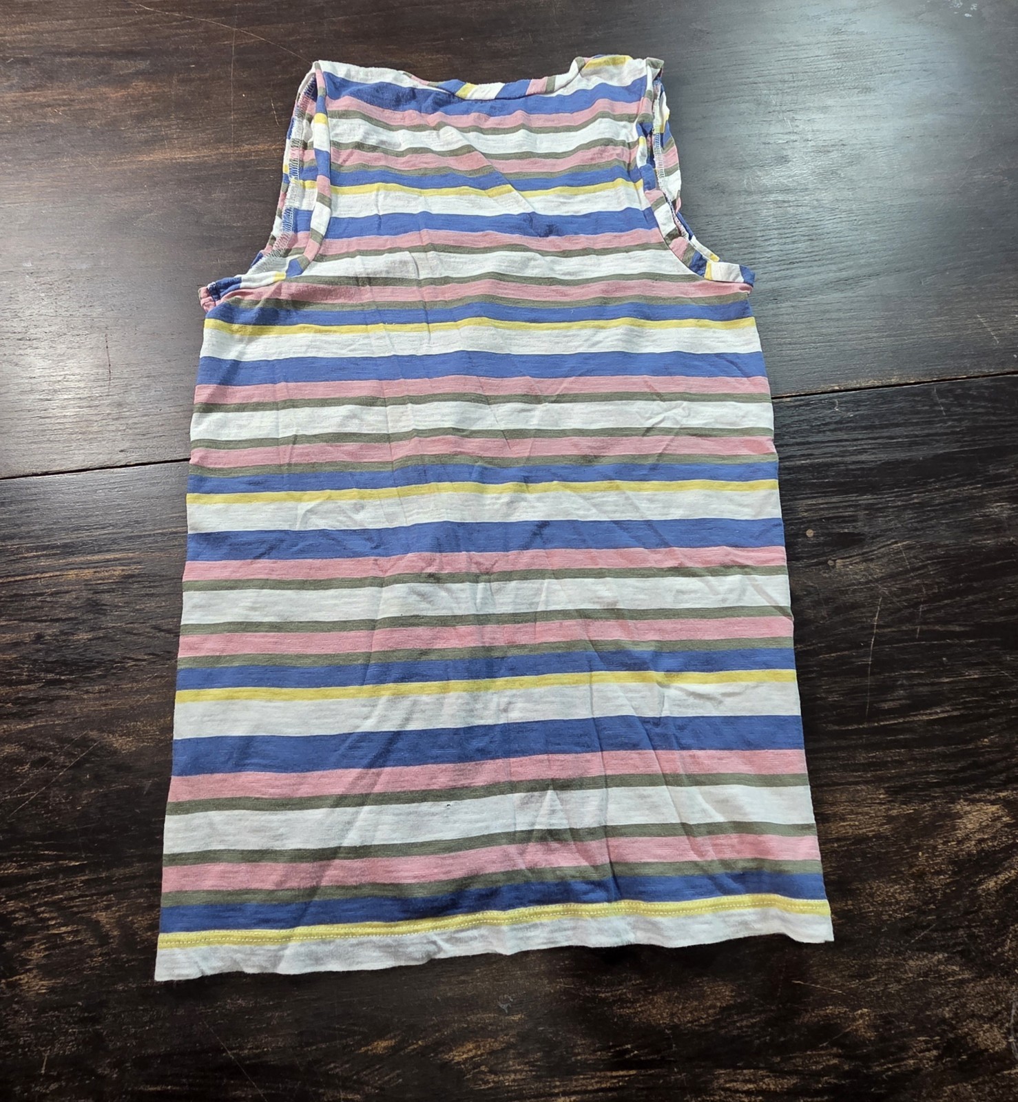 Caslon Multi-color Striped Lightweight Sleeveless Top Women’s Size Small *Notes