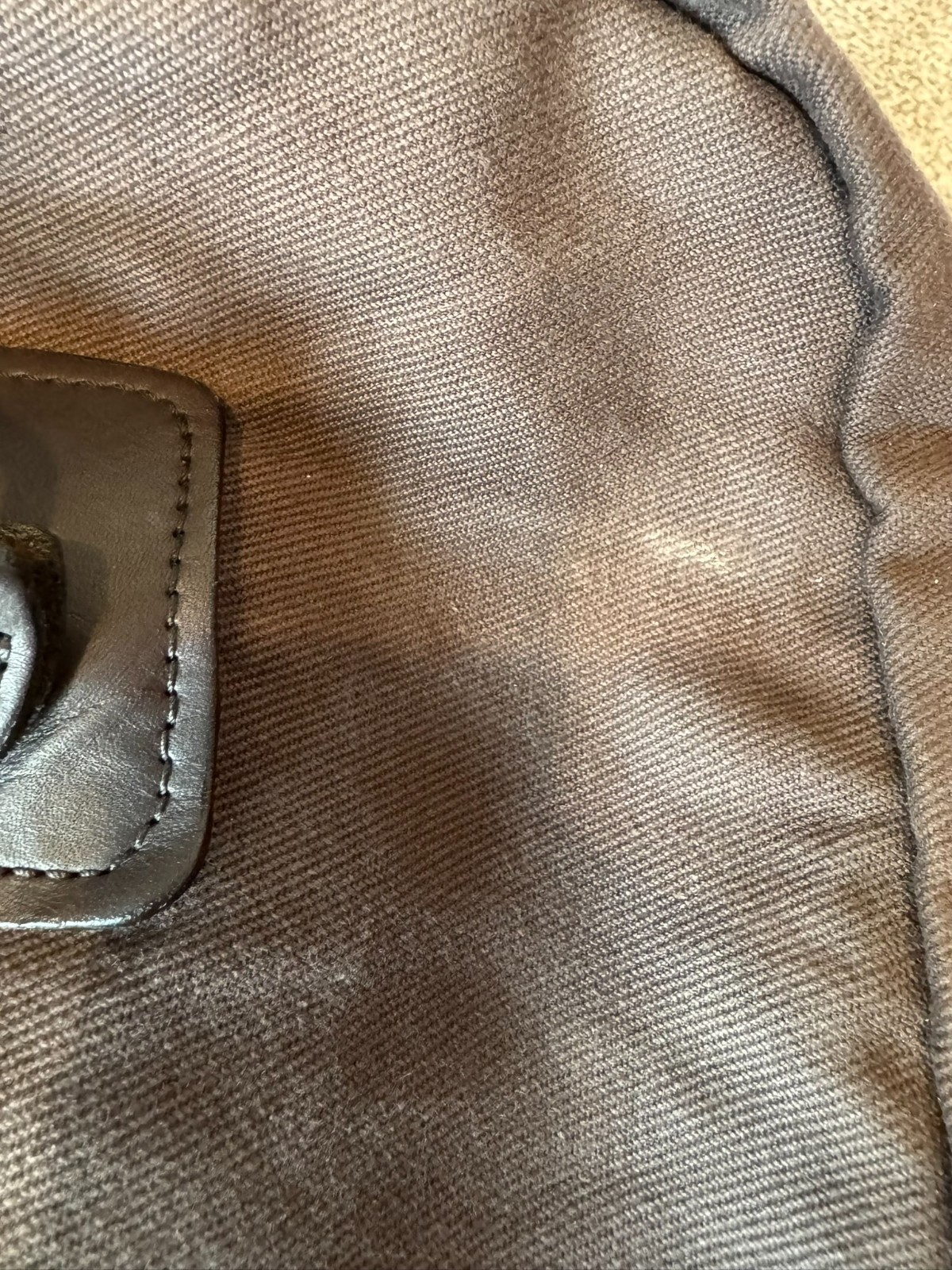 Filson Large Duffel Bag 223 Brown Rugged Twill YKK 2009 Made in USA