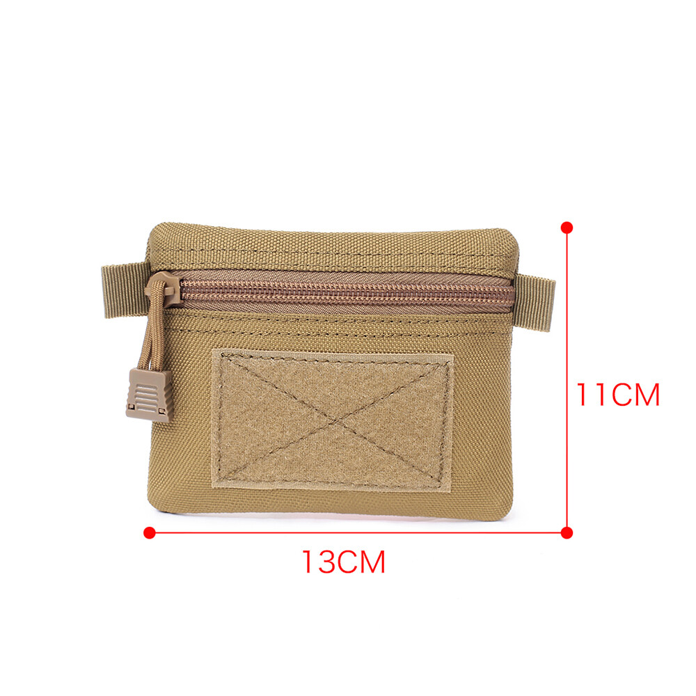 Tactical Molle Pouch EDC Card Bag Wallet Key Holder Money Case Pack Earphone Bag