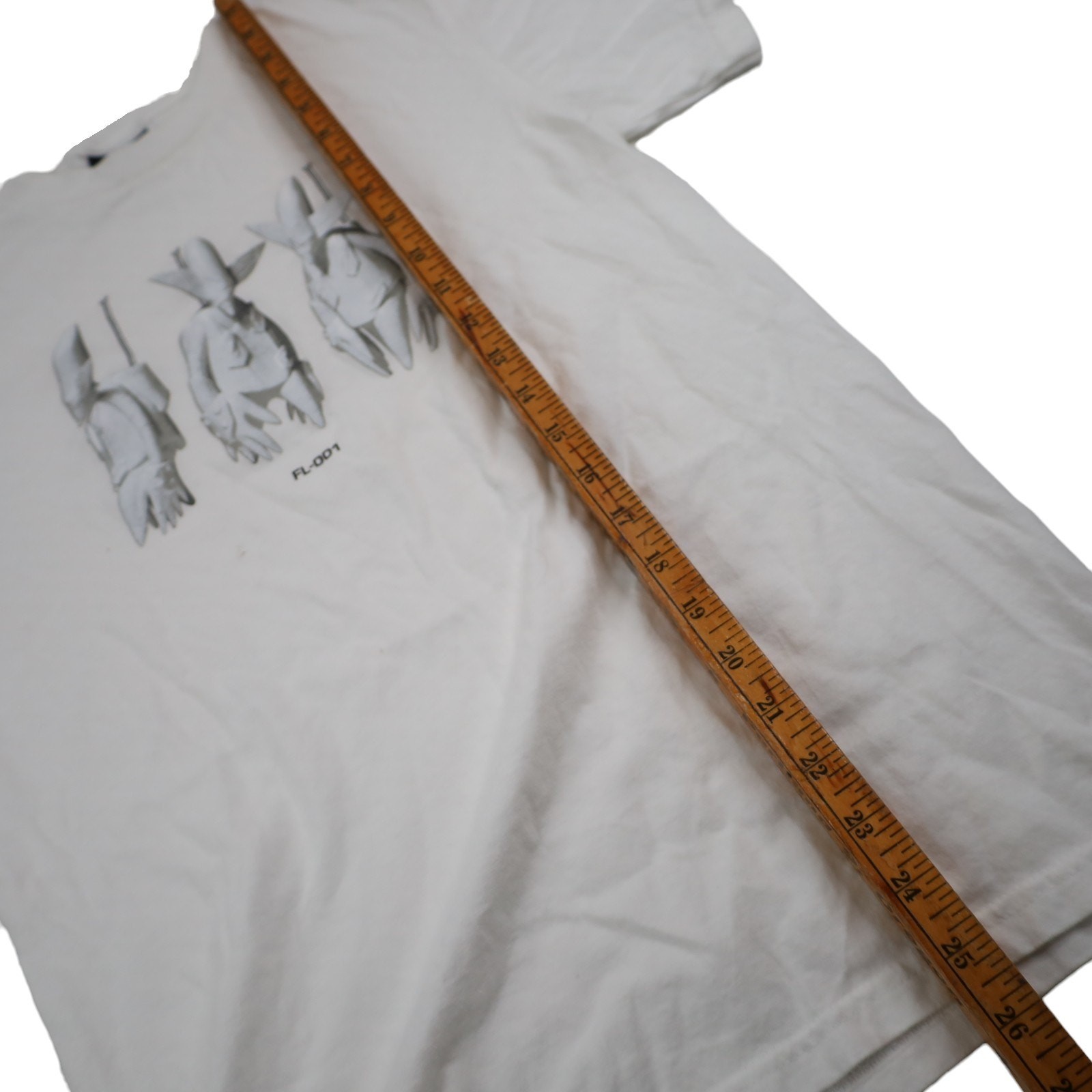 Futura Laboratories FL-001 Mens Small Graphic T Shirt White