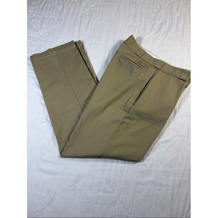 Dickies Original 874 Work Pants Khaki 32×32 Men’s Straight Leg Trousers Skater