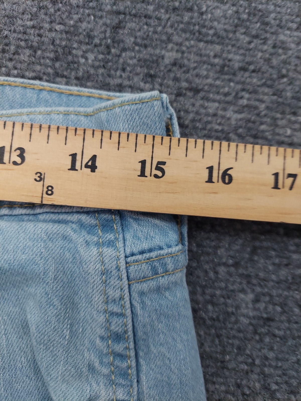 Gap Jeans Womens 28/6 Blue Vintage Flare High Rise Light Wash Denim Boho Western