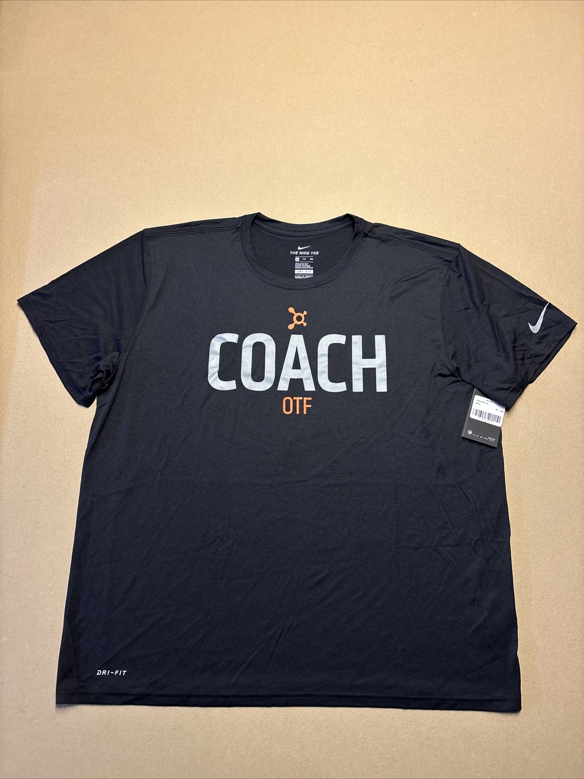 New Nike Orange Theory Fitness Coach Men’s XXL Short Sleeve T-Shirt OTF 2XL