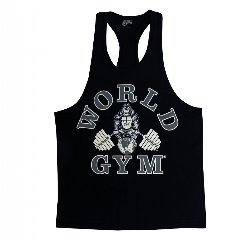 World Gym Workout Tank Top Racerback Bodybuilding Gym Clothes – W310