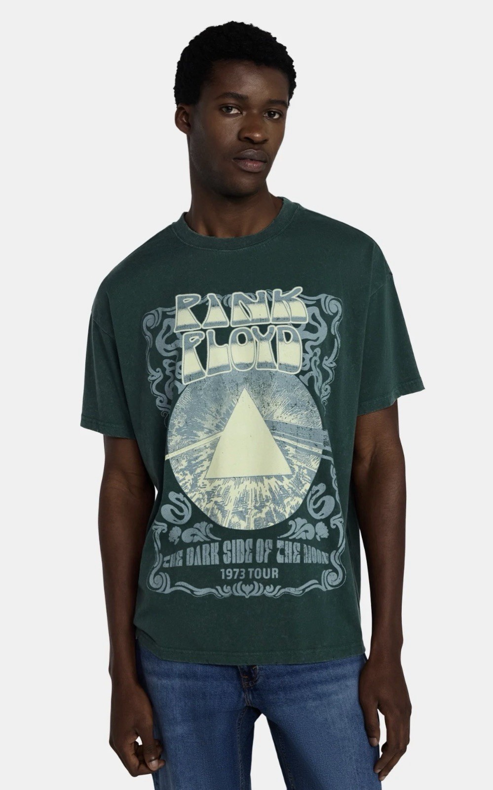 2026 Pink Floyd Men’s Graphic Distressed boxy Mineral Wash Band Tee size XS-3XL
