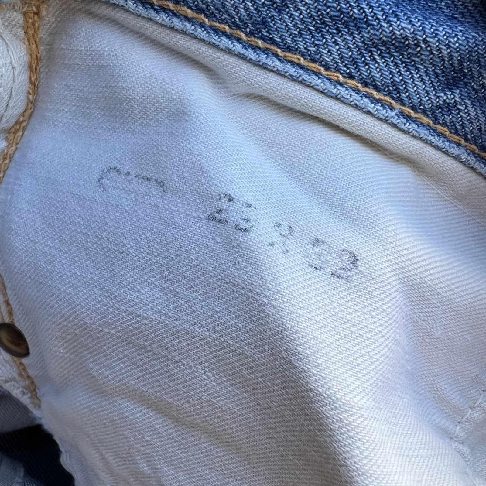 Vintage Big Smith Double Knee Repaired Jeans 29 x 28 50s 60s Buckaroo READ