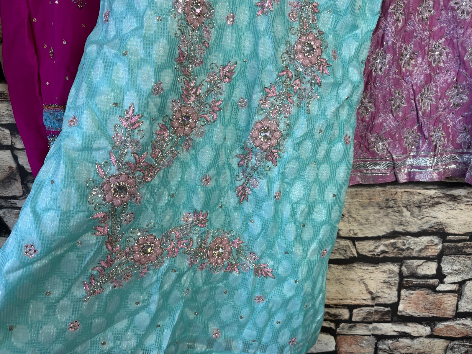 3x Asian Indian tunic kurti kurta style tops Large / 40 inch chest kameez dress