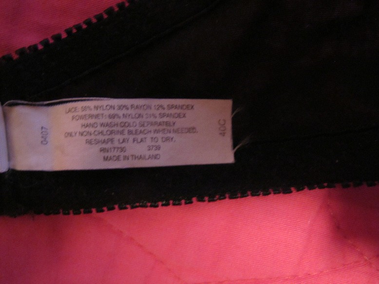 Gilligan & O’Malley Bra REDUCED 38D Pink Embrodery Black Lace Softcup FREE H