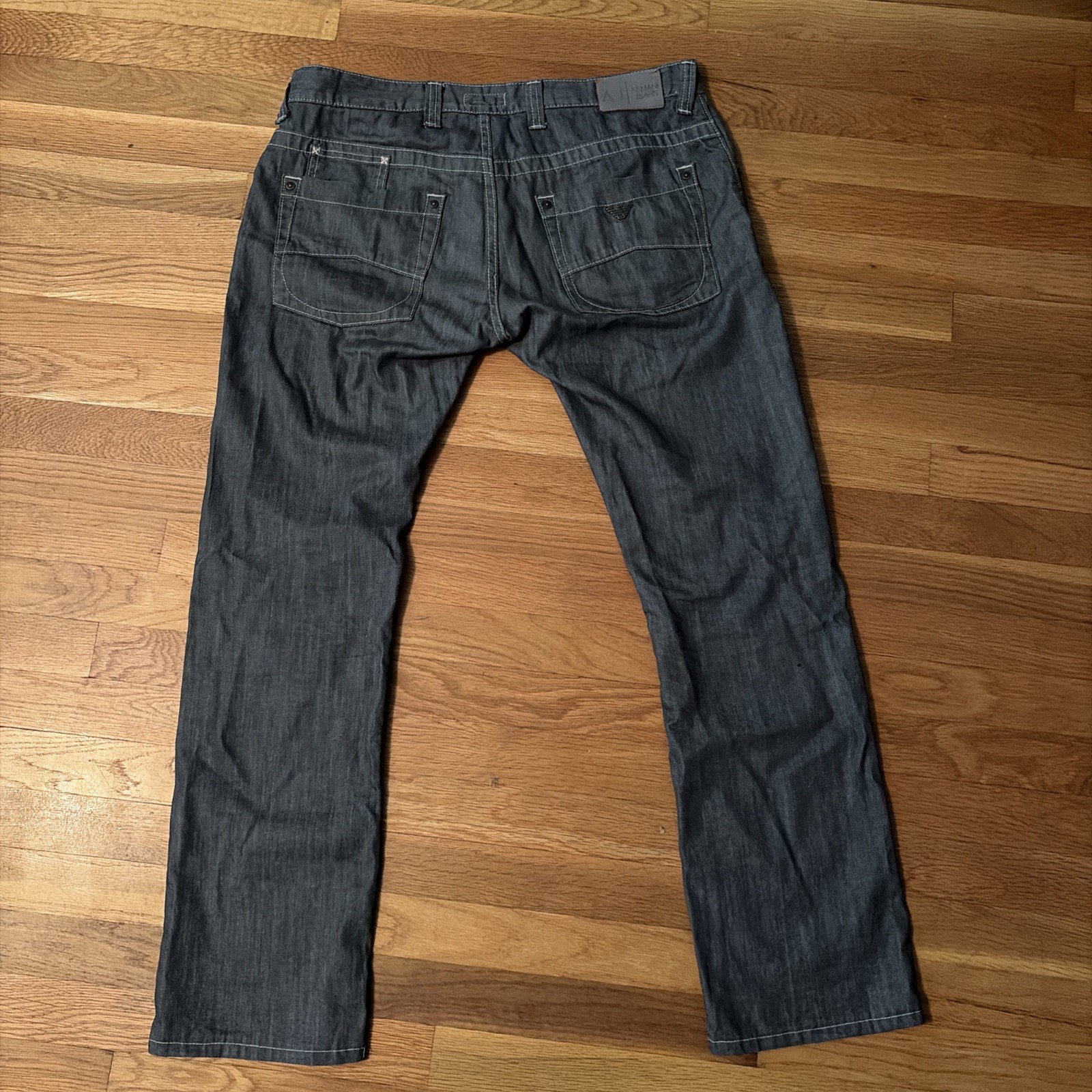 Armani Exchange Men’s Black Denim Jeans Size 34X34.