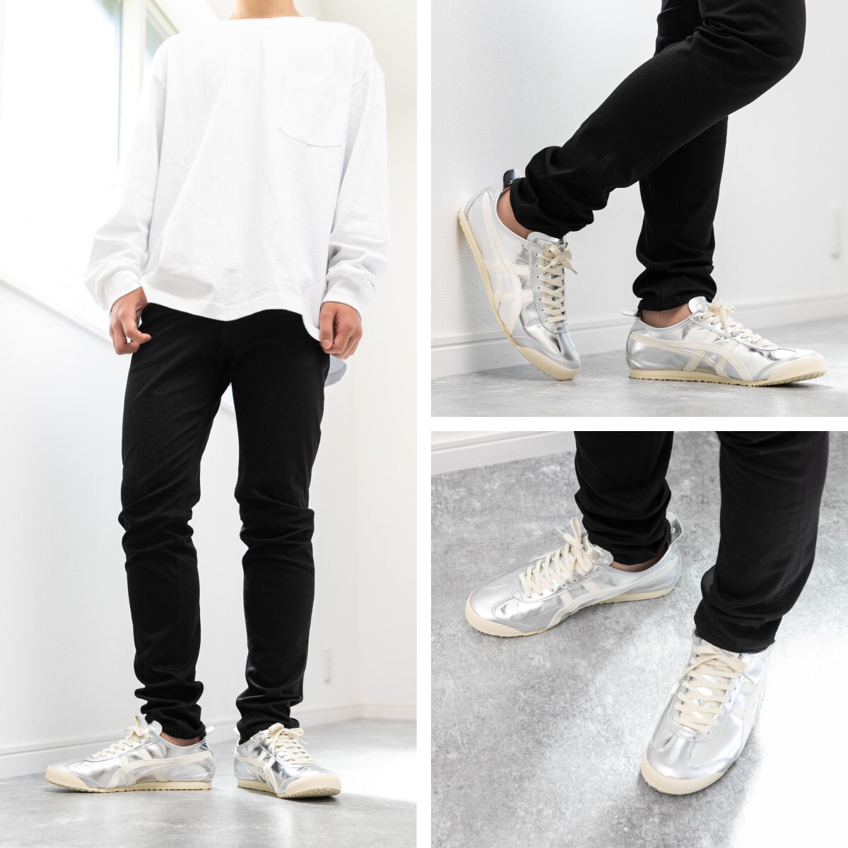 Onitsuka Tiger MEXICO 66 THL7C2 9399 Silver Off white