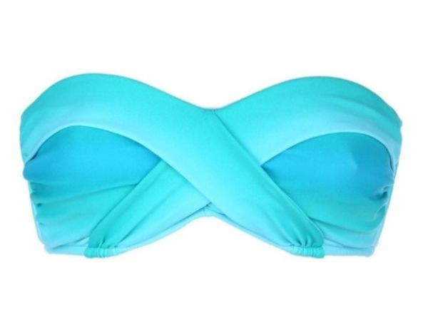 Seafolly Bikini Top Womens Ombre Seychelles Bandeau Size 14 New Tags RRP $89.95
