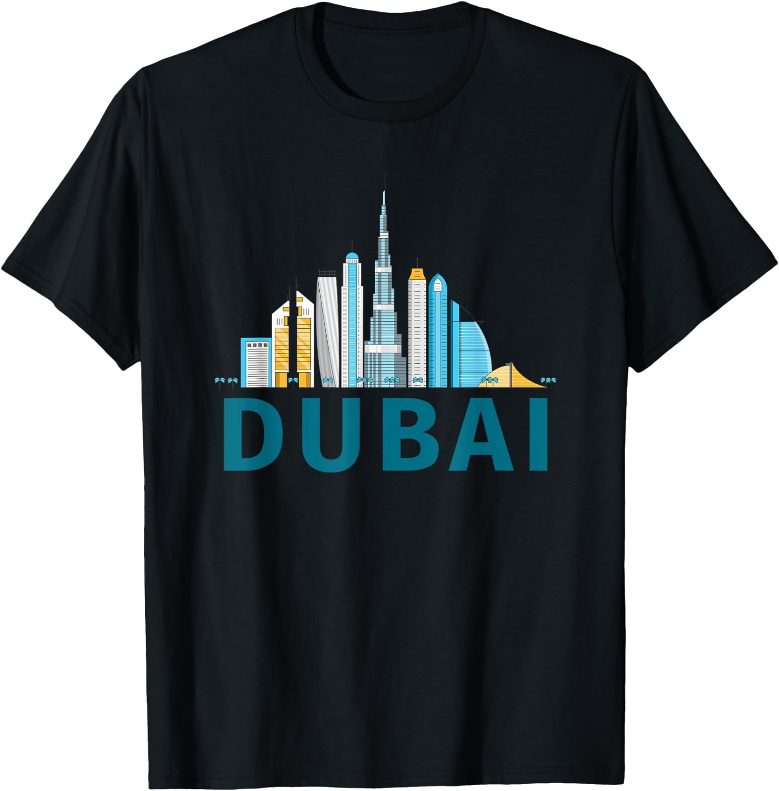 Dubai United Arab Emirates – Burj Khalifa City Skyline T-Shirt