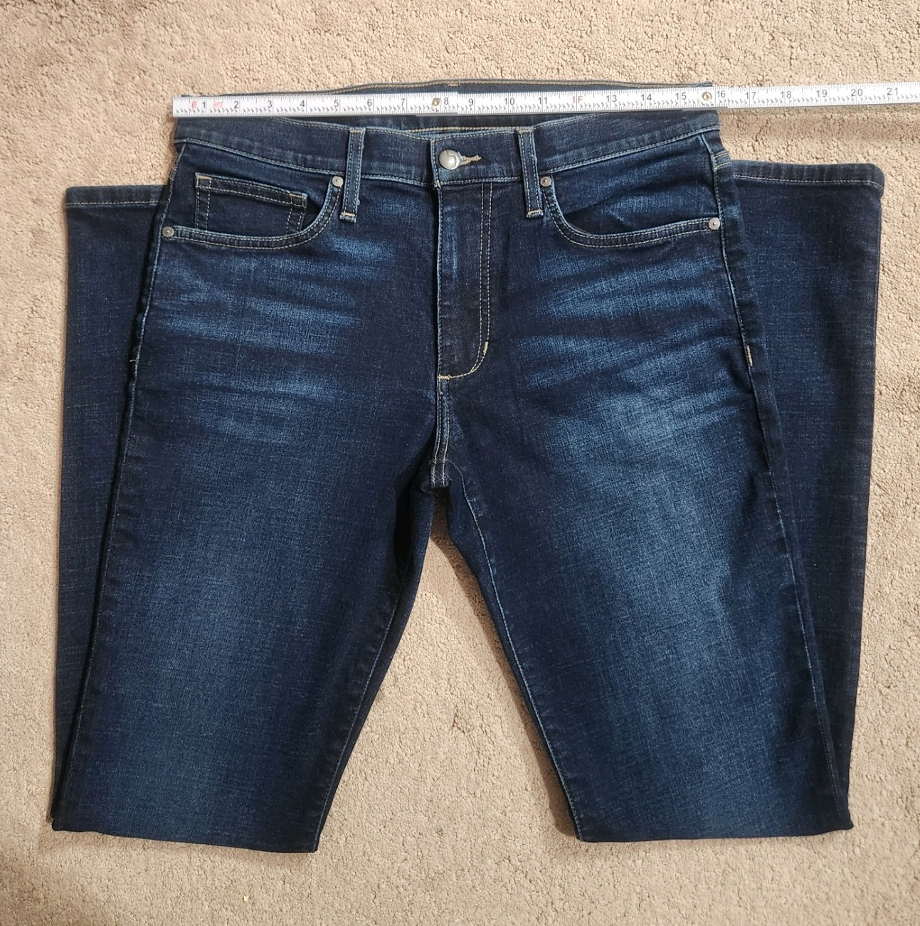 JOE’S Men’s Slim Straight Dark Wash Blue Stretch Denim Jeans 31×32