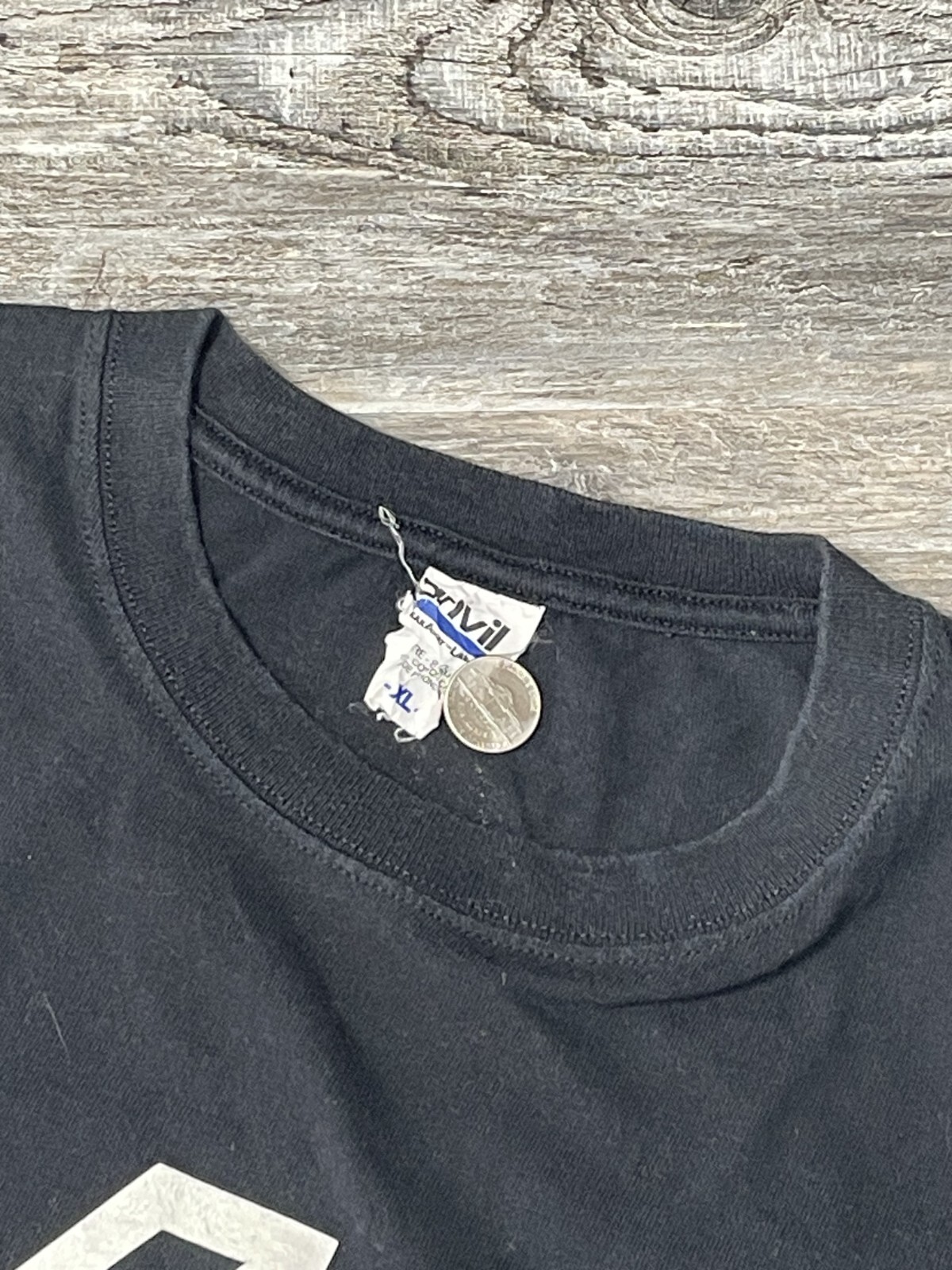 Vintage Y2K Anvil Blue Bar NBA San Antonio Spurs Big Logo AT&T Promo Shirt XL