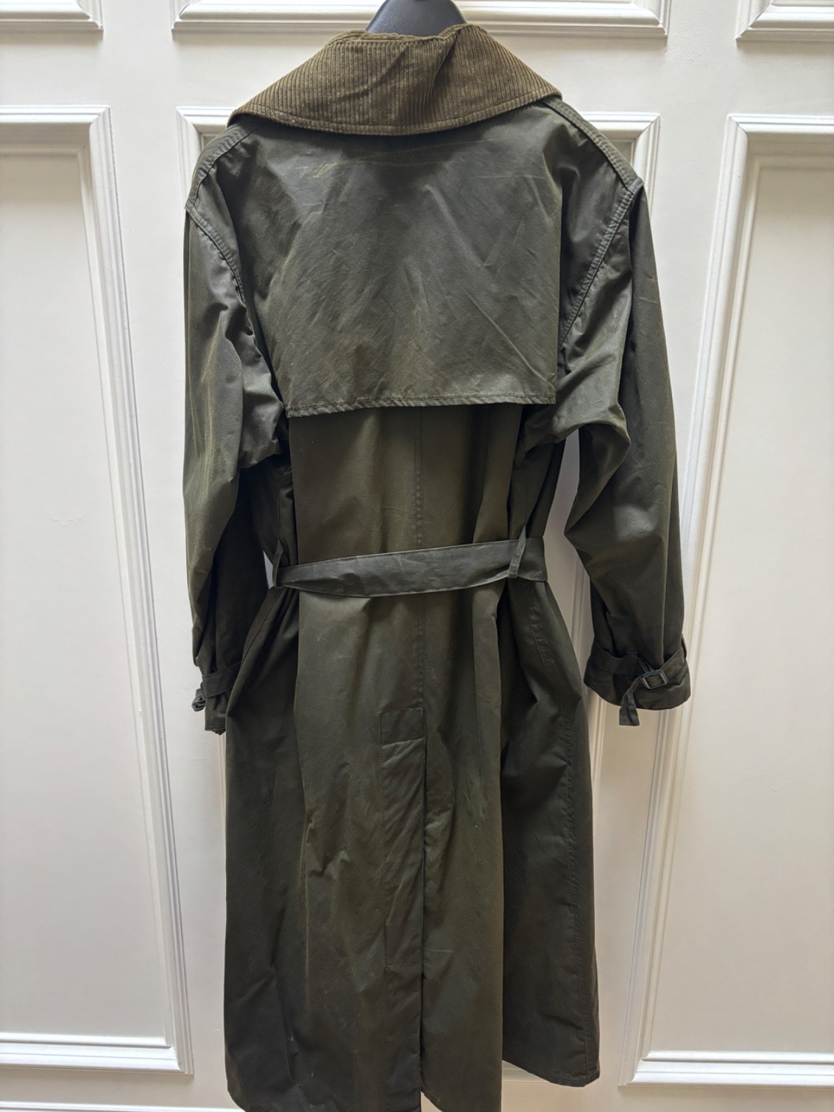 Limited Edition Vintage ’94 A600 Sage Barbour Trench Coat C42/107cm