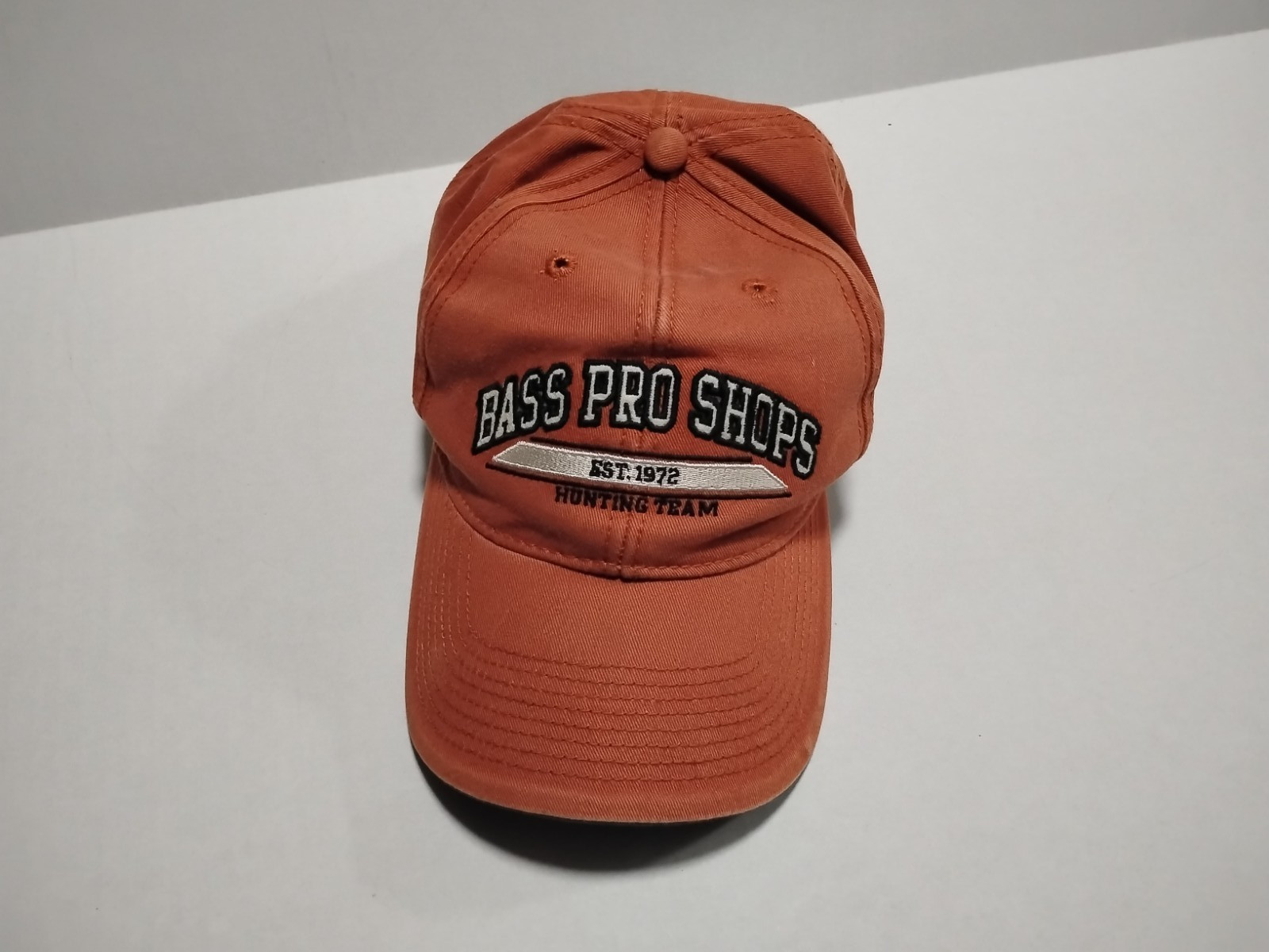 Bass Pro Shops Hunting Team Embroidered Strapback Trucker Hat USED