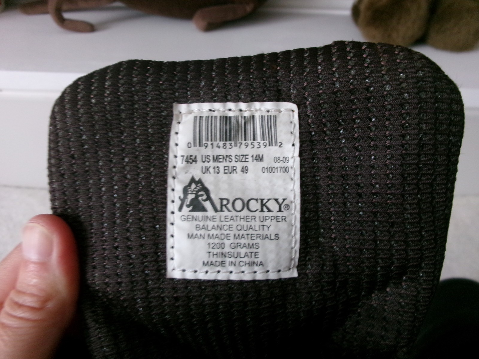 Rocky 1200 Thinstilate Insulation 14M Boots