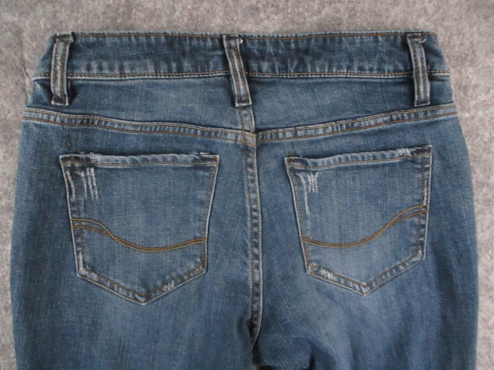 Old Navy Jeans Womens 2 Blue Denim Curvy Bootcut Just Below Waist Retro 27×29