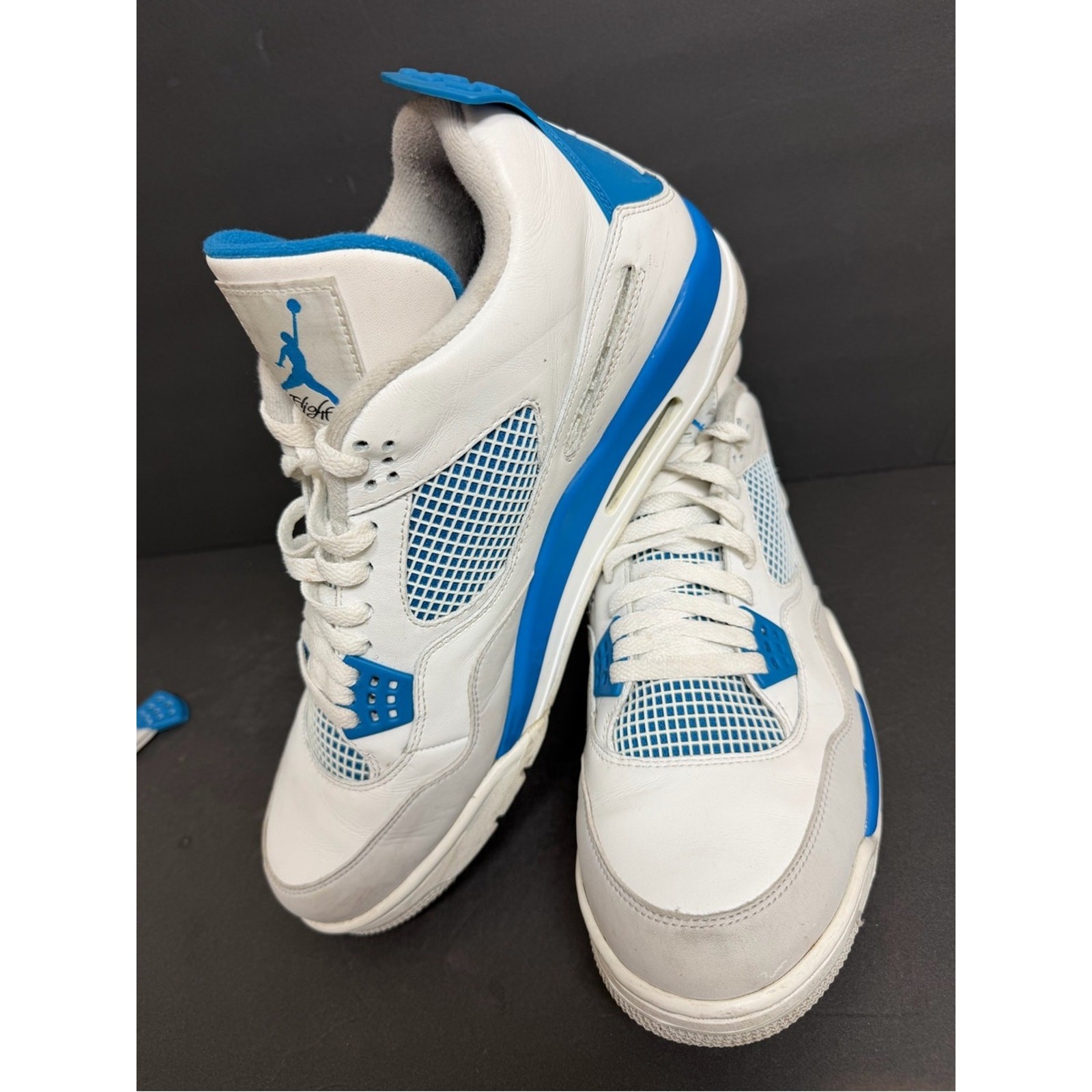 Size 14 – Air Jordan 4 Retro Military Blue 2012 308497-105 OG Authentic
