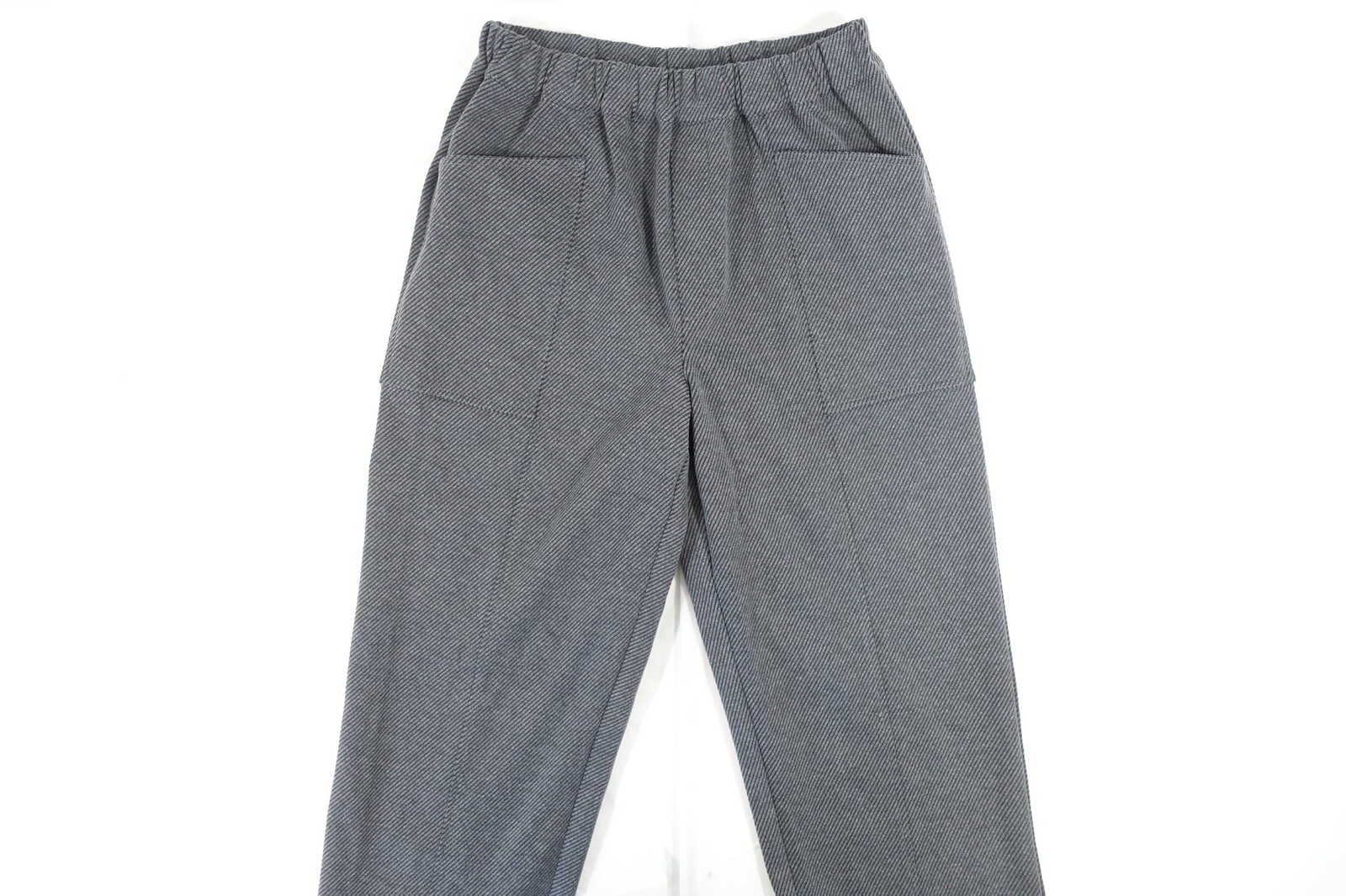 ROYALTY BY MALUMA GRAY MEDIUM 32-34 SOFT TEXTURED TWILL ELASTIC WAIST PANTS MENS