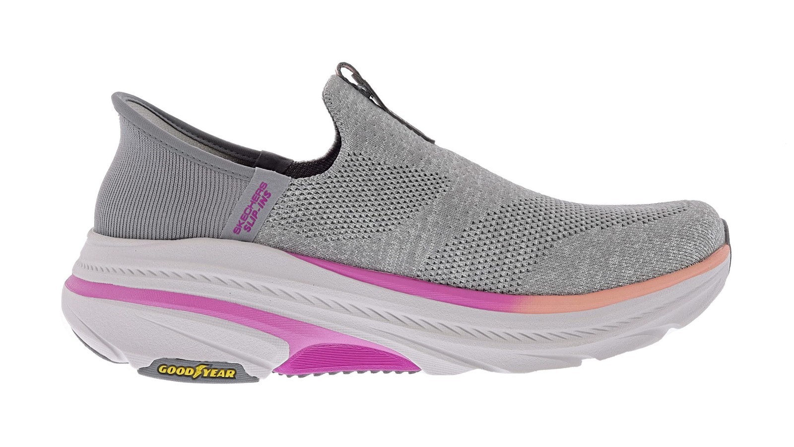 SKECHERS WOMEN’S MAX CUSHIONING ARCH FIT 2.0-CAMBRIDGE 128945/GYPK WALKING SHOES