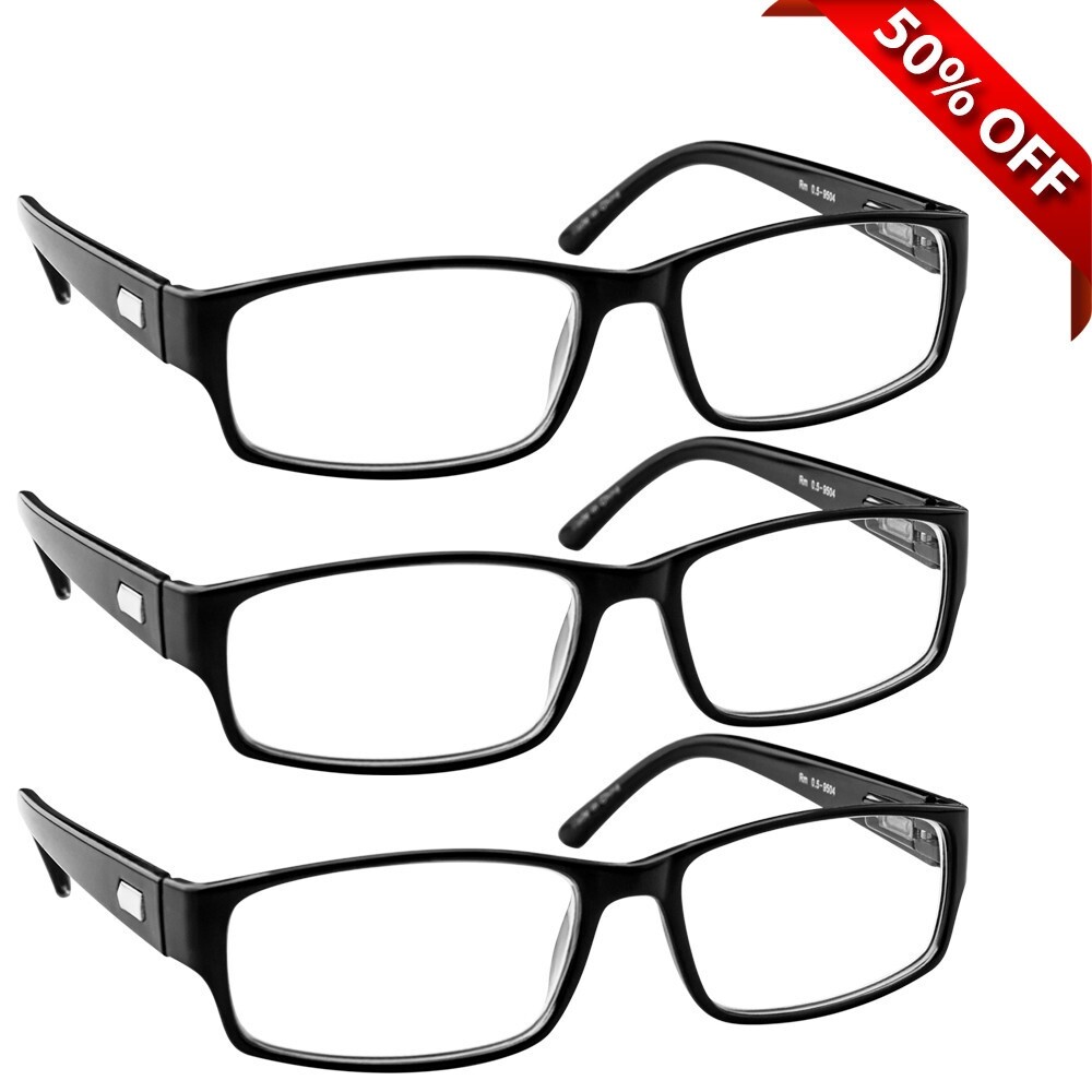 NEW Reading Glasses | Best Readers 3 Pack for Men and Women | 180 Day Guarantee