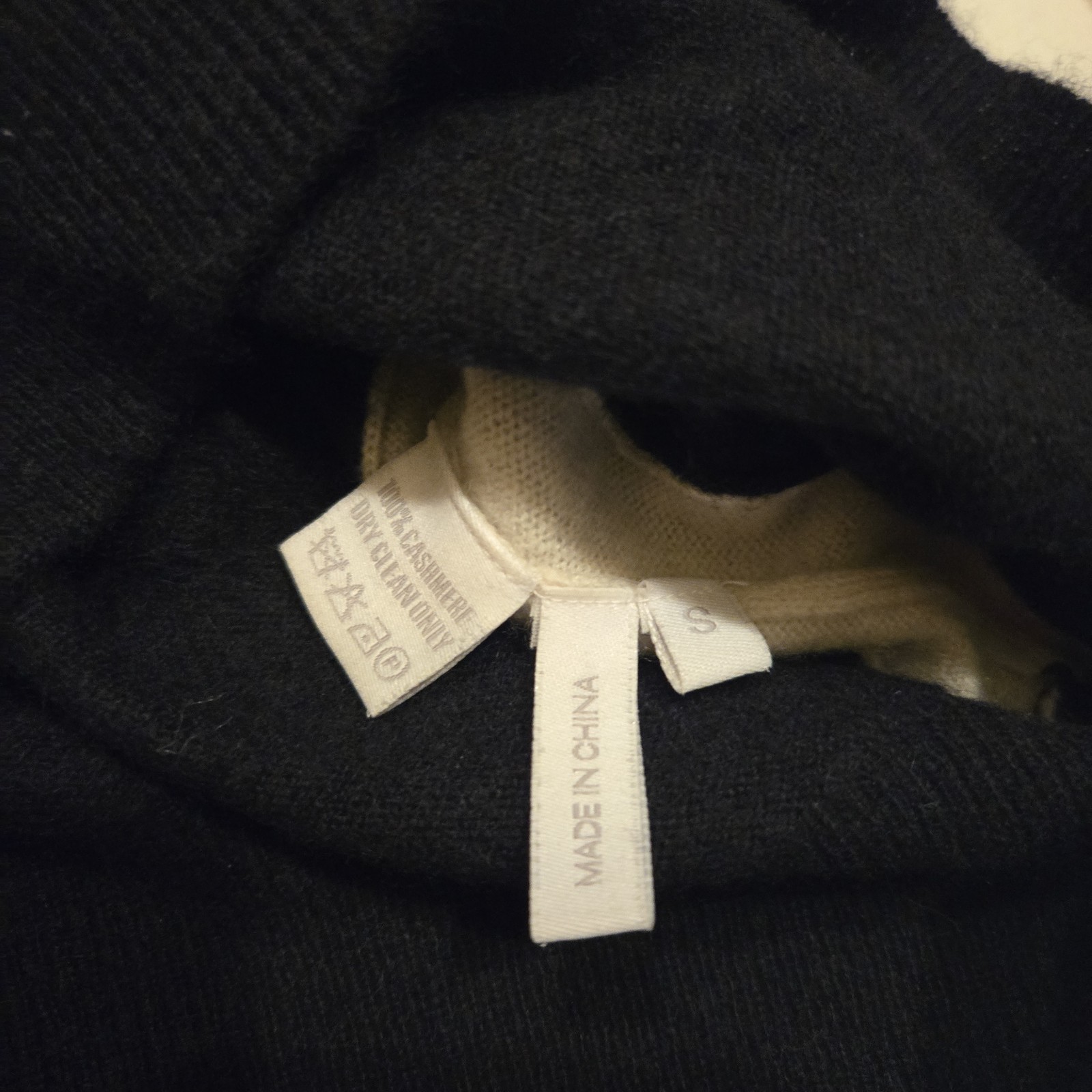 Madeleine Thompson 100% Cashmere Red White Blue Stripe Crewneck Sweater Small