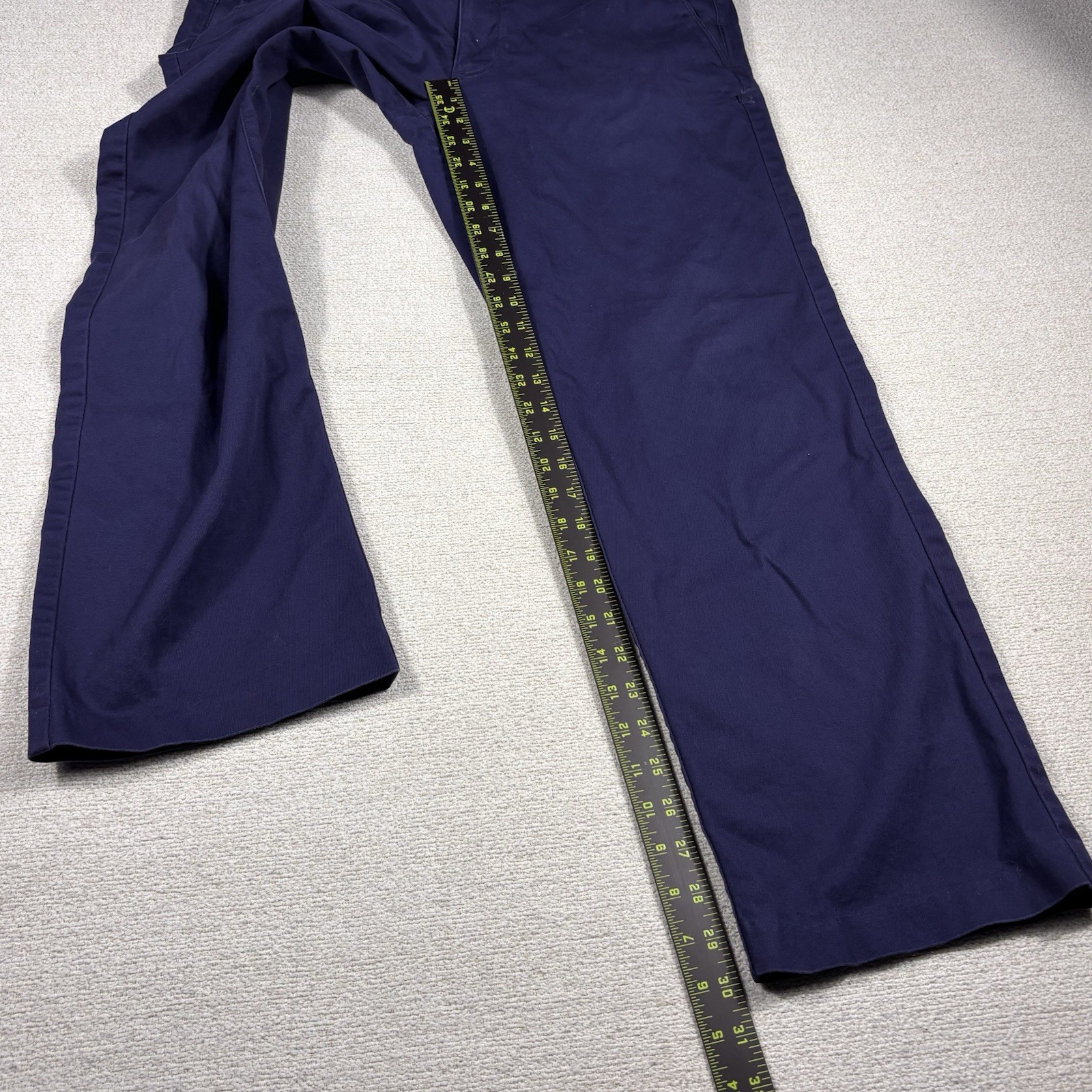 Under Armour Loose Fit Chino Golf Pants Men 34/30 Navy Wicking Breathable Pants