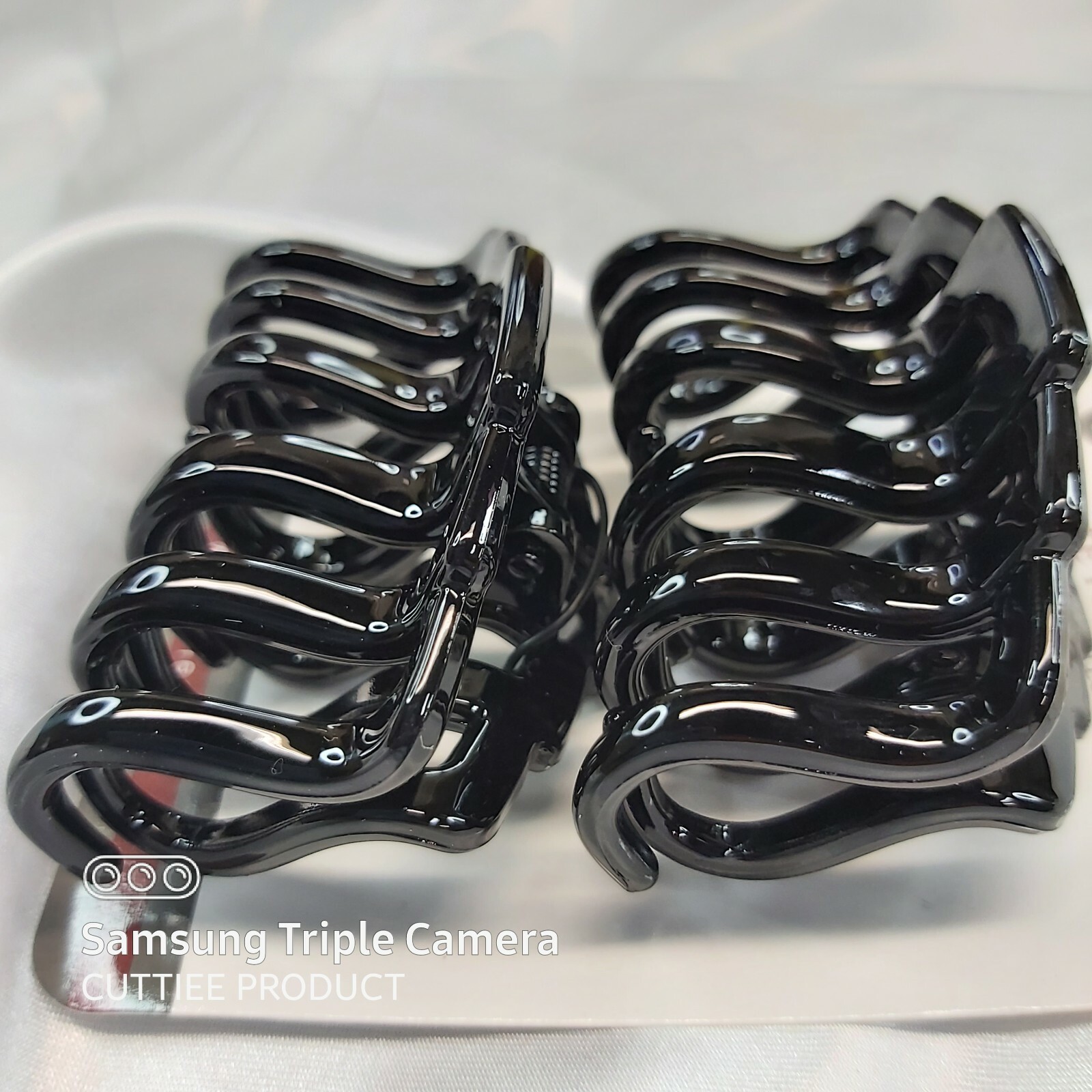 Cuttiee #1327(2Pcs) 2Cds Lot Hair Jaw Claw Clip Medium(2.5in) High Quality