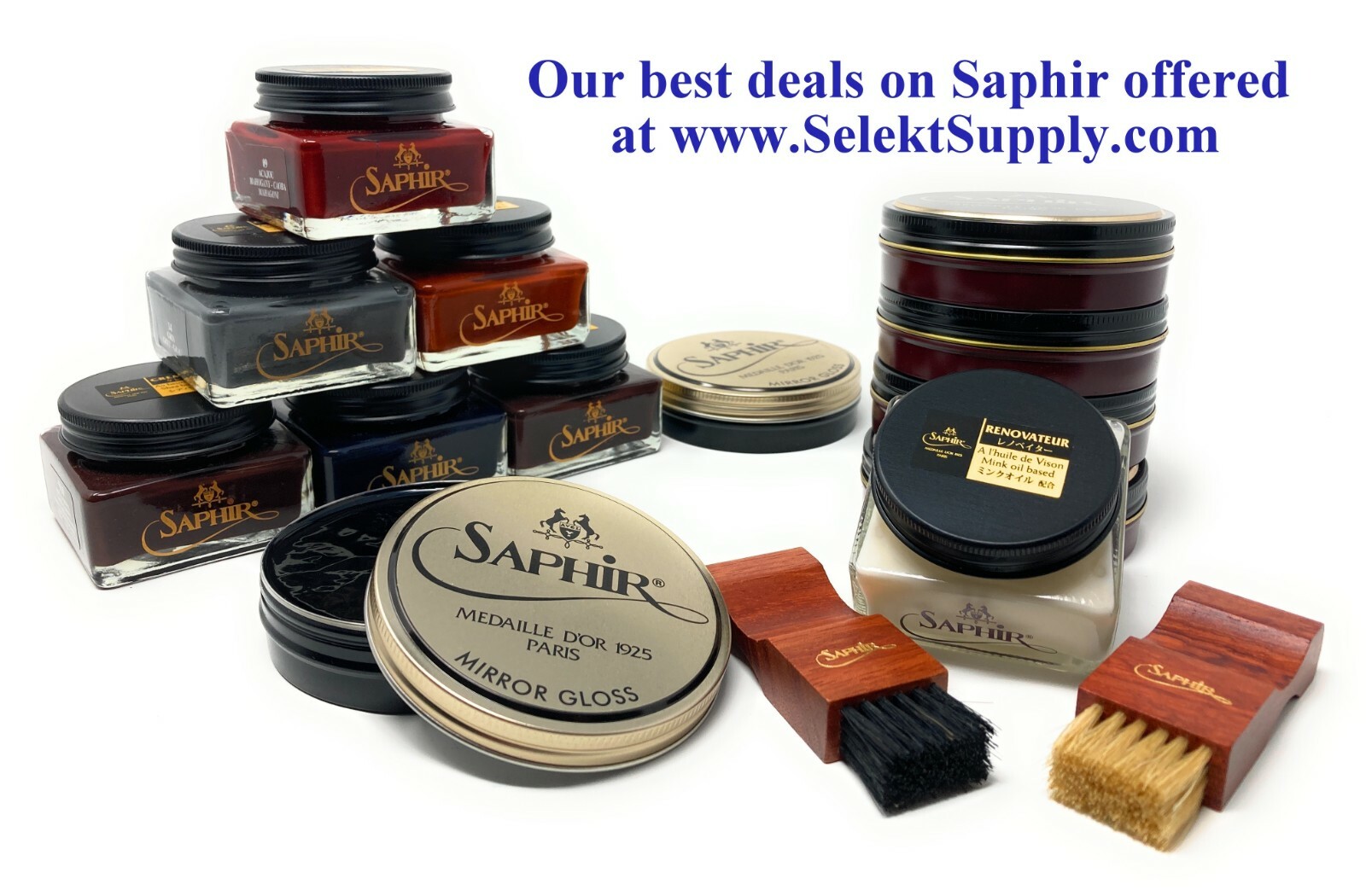 Saphir Medaille d’Or Mirror Gloss 75ml – Black