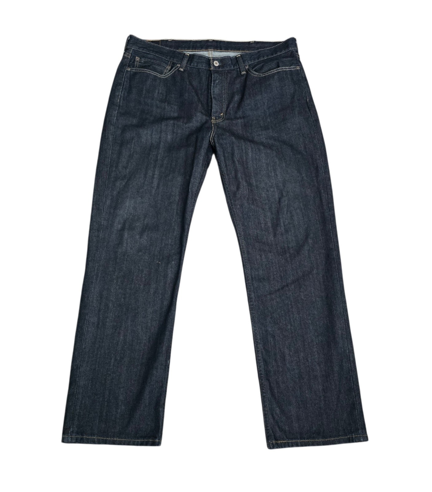 Levis 514 Straight Leg Jeans Mens Size 38×30 Dark Wash Blue Denim