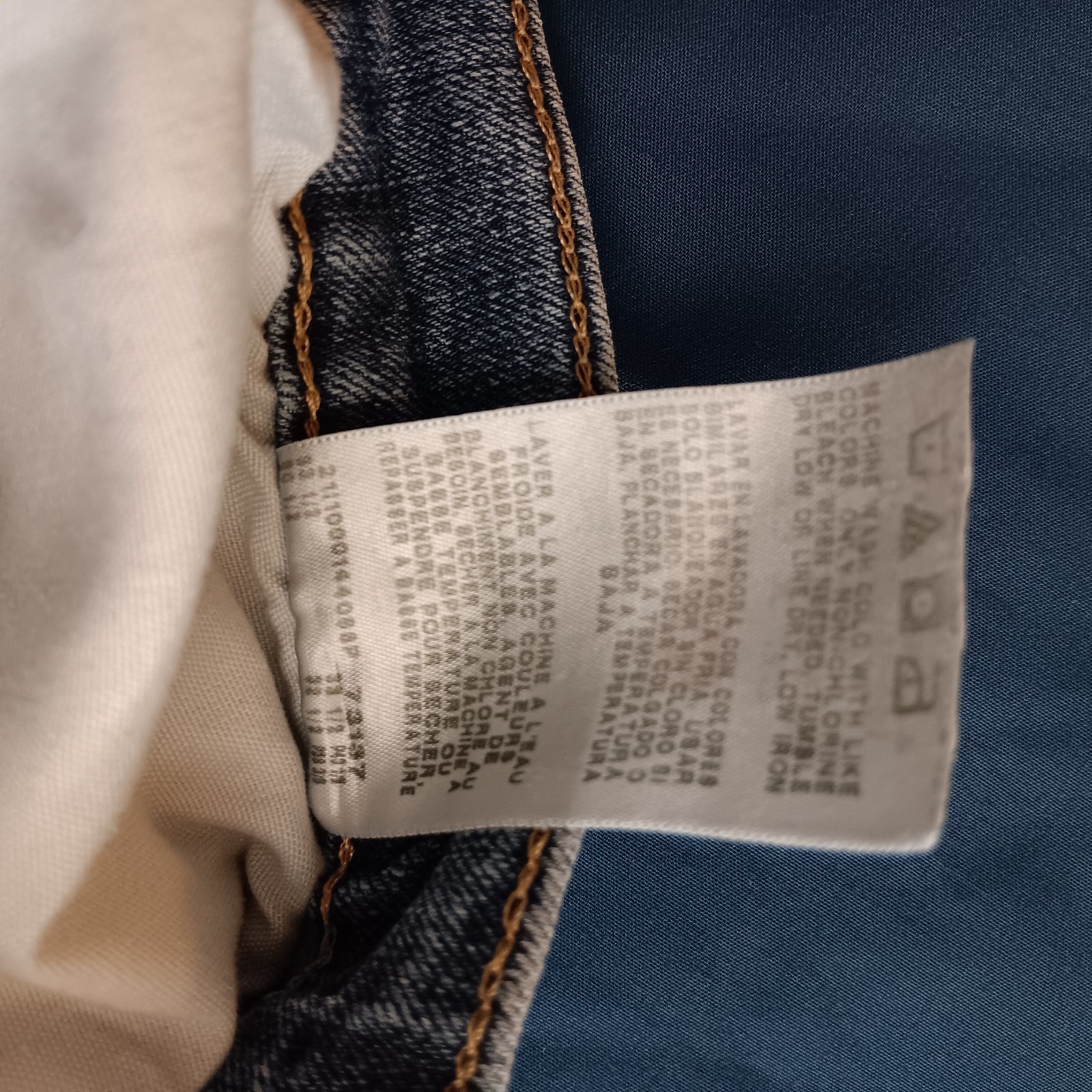 Wrangler Authentics Straight Leg Jean Blue Denim Cotton Stretch Medium Wash