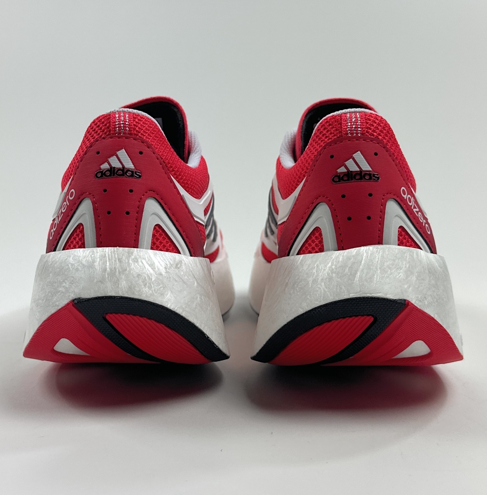 adidas Adizero Aruku White Pure Ruby Red Mens 8 Shoes Athletic Running JI0308