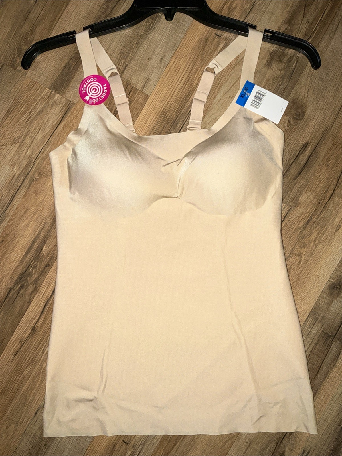 Maidenform Power Players Firm Control Camisole XL Beige DMS086 NWT $49