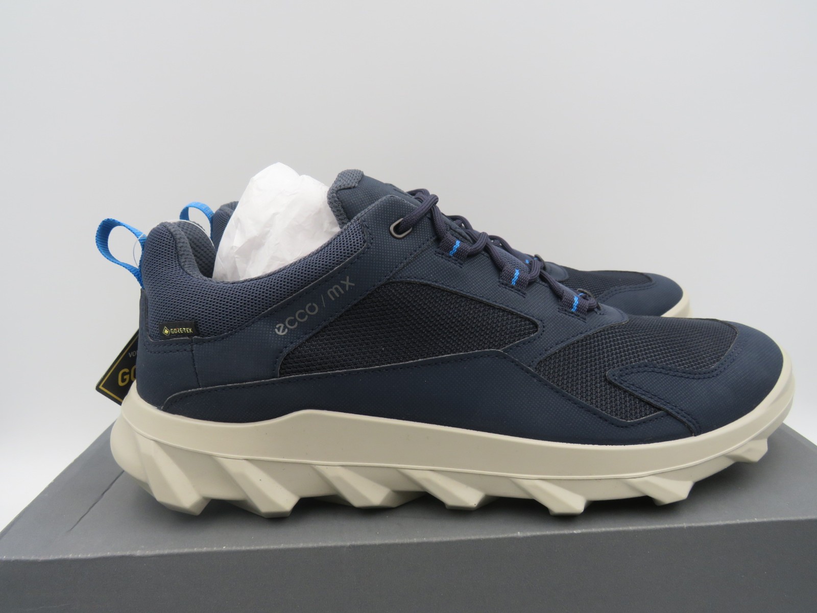 Sneakers ECCO MX M Night Sky Marine Men Size 10-10.5 Blue/White NEW