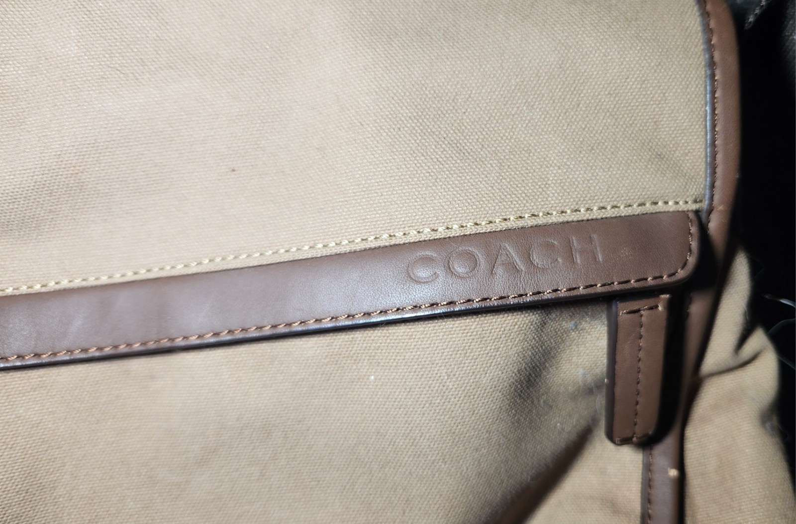 Coach Camden Canvas Messenger Bag 01359-F70829