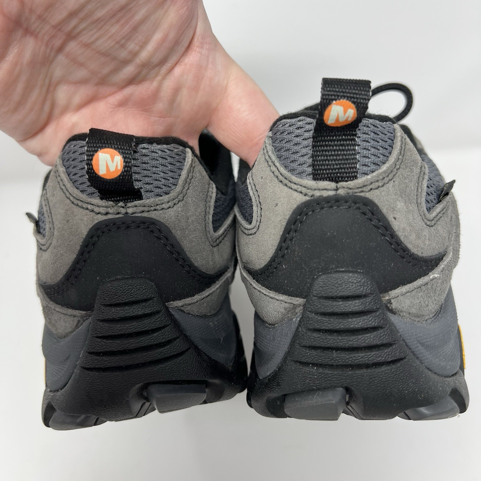 Merrell Moab 3 Waterproof Shoes Mens Size 11 Gray Granite Trail Hiking Vibram