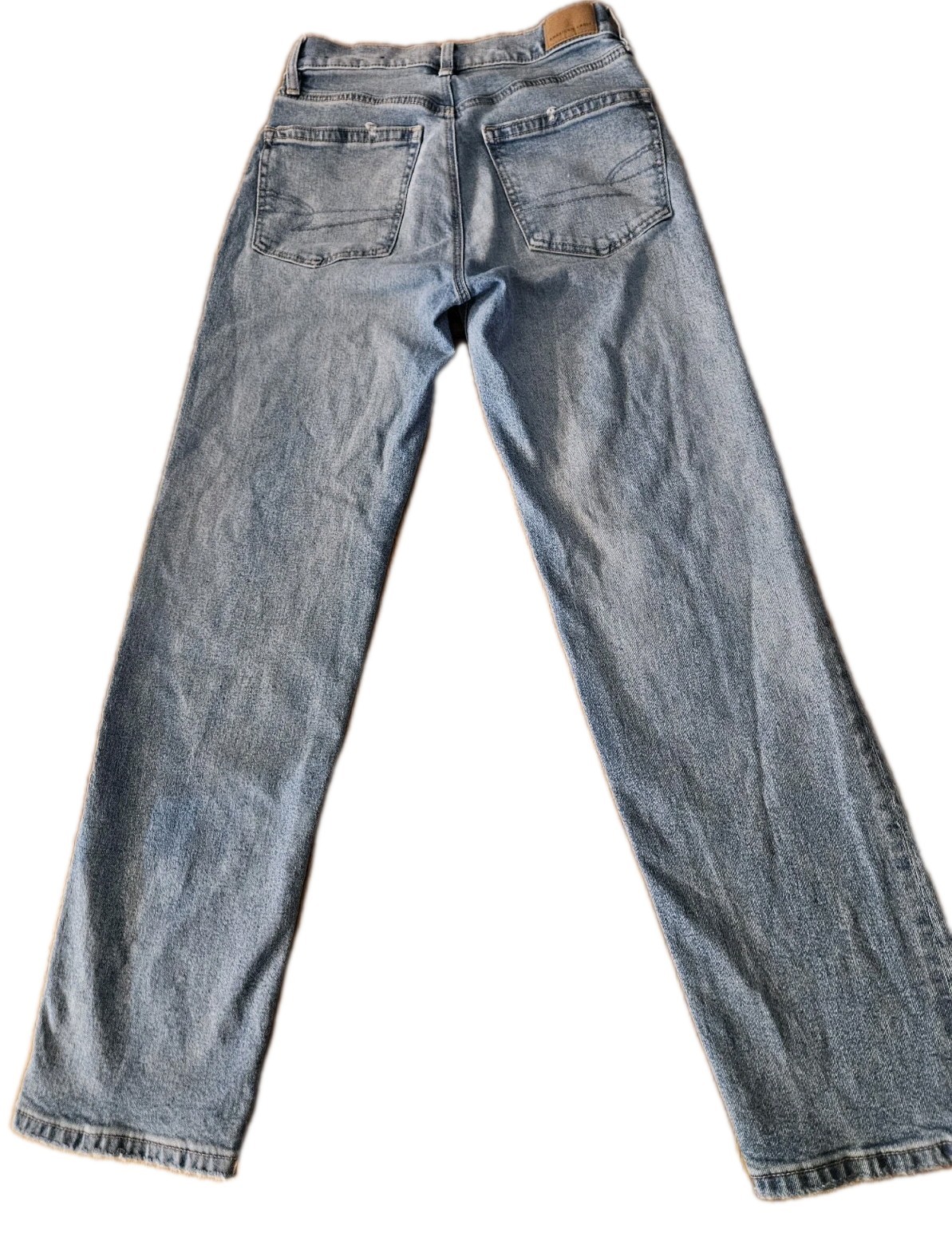 American Eagle Outfitters RN 54485 CA 03873 Teen Straight Bule Jean Sz 12