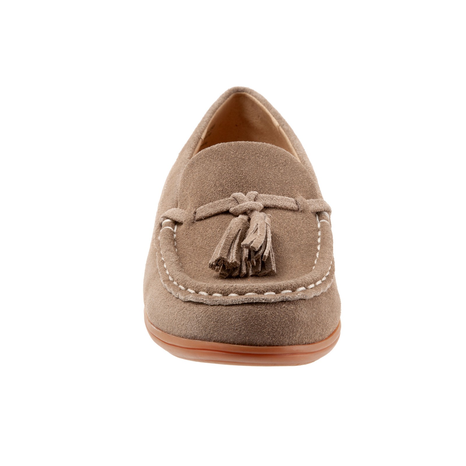 Trotters Dawson T2254-258 Womens Brown Leather Slip On Loafer Flats Shoes 11