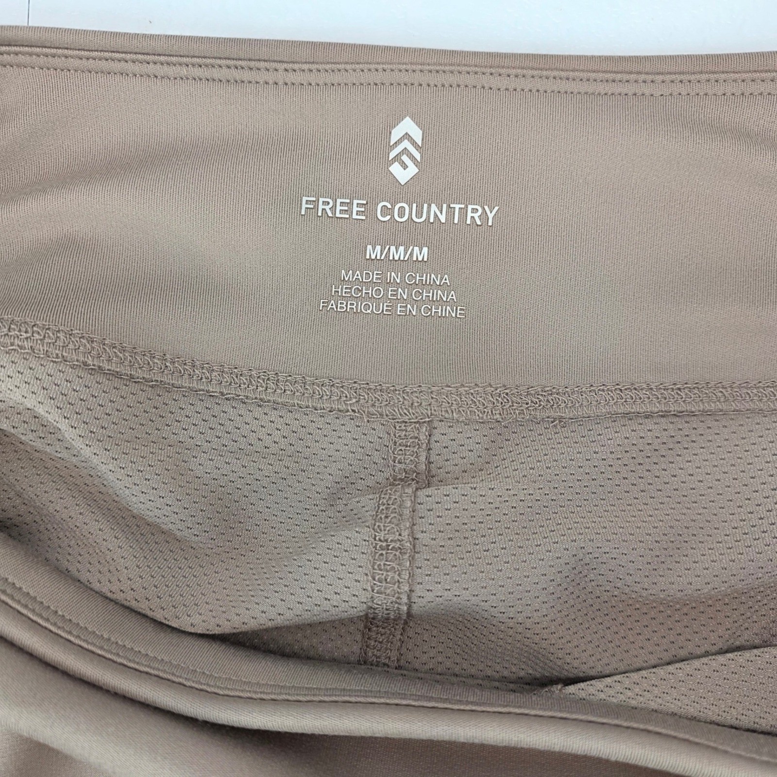 Free Country Everyday Explorer Tan Cargo Skort Medium NWT Pickleball Tennis Golf